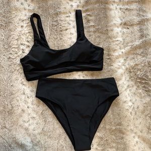 Black SHEIN Bikini Set